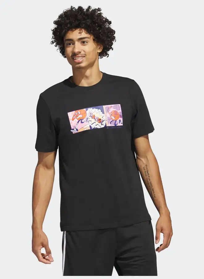 adidas Originals Lil' Stripe Basketball Graphic T-Shirt