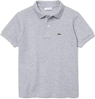 Lacoste Boys Regular Fit Petit Polo Shirt, Grey, 3A