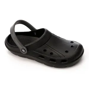 Activ Rubber Black Close Topcap Clogs