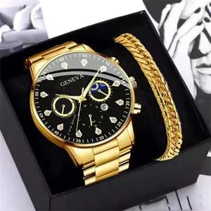 Fashion High-end Watch + Bracelet Dating Party Atmospheric watch