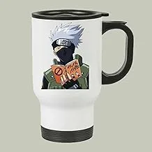 Kakashi White Insulated Travel Tea/Coffee Mug cr91