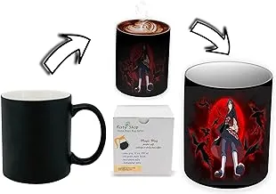 Risty Shop Naruto (Style-114) Gourmet Coffee Magic Mug Superhero Jujutsu Manga Anime Lovers Capacity 350 ml, Dishwasher, Microwave Safe, Must Buy, Birthday Gift.