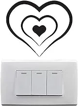 Wall Sticker - Light Switch - Three hearts