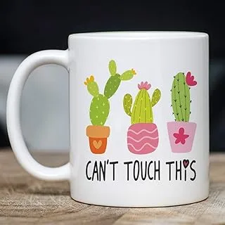 Cashmeera Cactus Can't Touch This Printed Coffee Mug