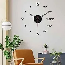 Words with Numbers 3D Infinity Wall Clock