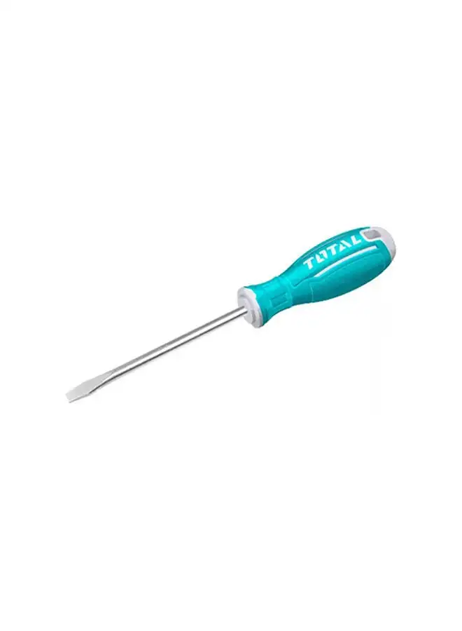 TOTAL Slotted Screwdriver With Rubber Handle