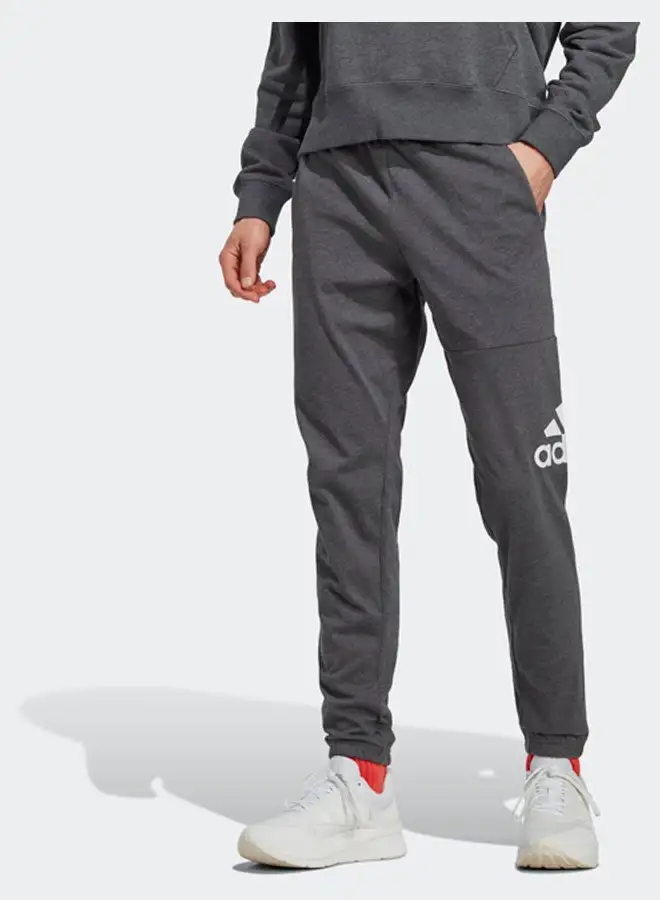 Adidas Essentials Single Jersey Tapered Badge Of Sport Joggers