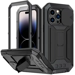 Metal + Silicone Protective Case For IPhone 14 Pro Max