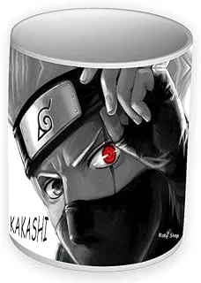 كوب قهوة من Risty Shop Naruto (Style-160) للبطل الخارق Jujutsu Manga Anime Lovers سعة 350 مل، يمكن غسله في الأطباق، آمن للاستخدام في الميكروويف، يجب شراؤه، هدية عيد ميلاد.