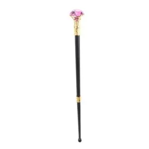 Walking Sticks Diamond Handle Knob Aluminum Alloy Costume Purple