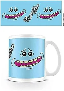 Pyramid MG24858 Rick and Morty Mr Meeseeks Face Coffee Mug, Porcelain, Multi-Colour