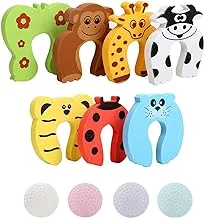 Pinch Protectors, Door Stopper with 4 Wall Protectors, Baby Finger Pinch Protector, 11 Pieces