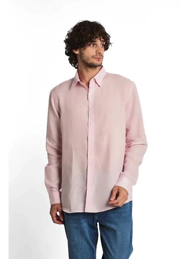 DALYDRESS Casual Long Sleeve Linen Shirt