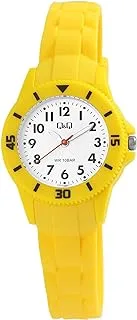 Q&Q WATCHES Q&Q Kids Yellow Rubber Strap V26A-002VY