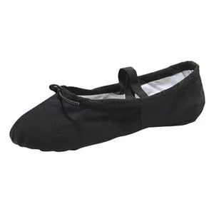 Girls Canvas Ballet Slipper Ballet Shoe Yoga Dance Shoe For Black 36