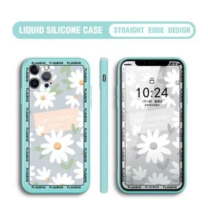 IPhone 12 Pro Max Case Daisy Silicone Phone Cover