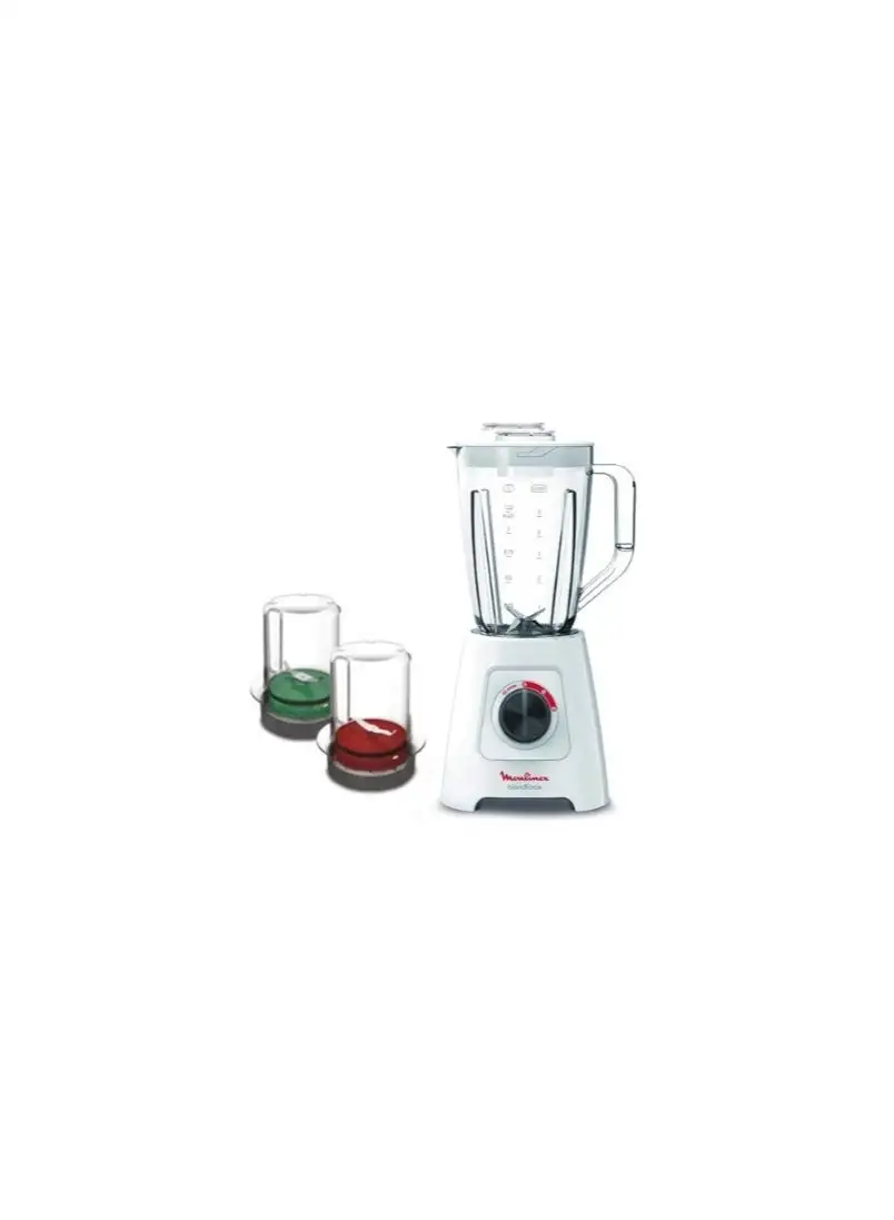 Moulinex Blendforce Blender with Attachments, 2 Liters, 2 Speeds - 800 W LM4231EG White