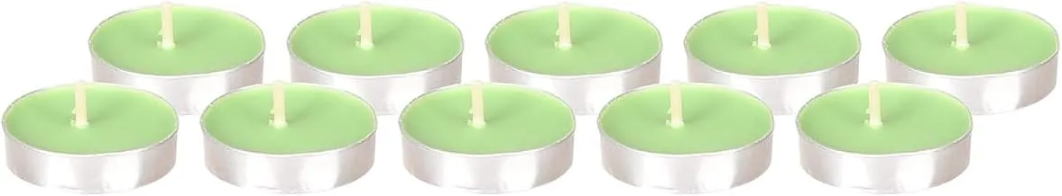 Cup Tealights Set with Apple Scent, 10 Pieces