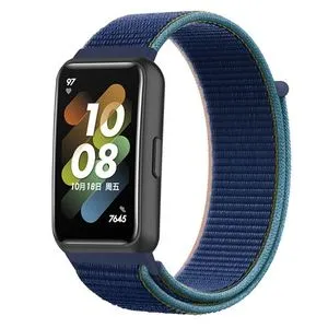 Nylon Loop Buckle Watch Band For Huawei Band 7