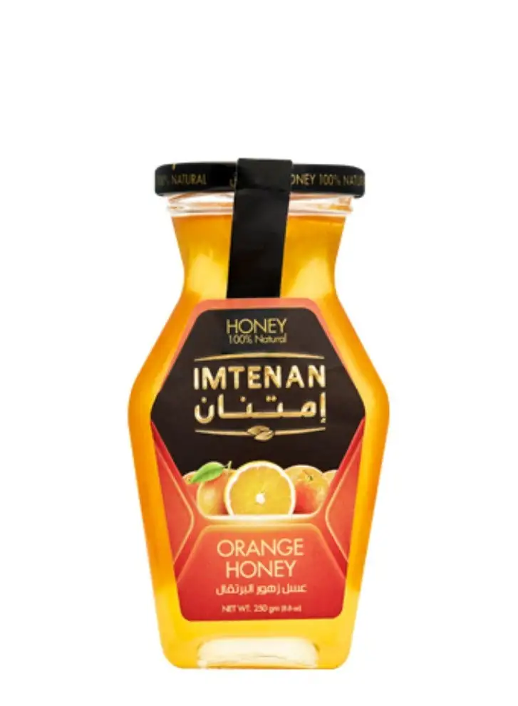 Imtenan Orange Honey Hexagonal 250grams