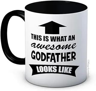 This is What an Awesome Godfather Looks Like - Funny Ceramic Coffee Mug