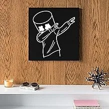 Marshmello MDF Wall Art 30x30 Centimeter