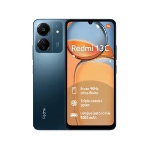 XIAOMI Redmi 13C - 6.74 Inches - 4GB/128GB RAM – 4G – Dual SIM Mobile Phone – Navy Blue