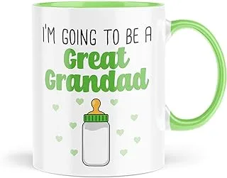 New Great Grandad Mugs | Going to be A Great Grandad Mug | Pregnancy Announcement Coffee Cups | Cute Baby Shower Mug for Grandad MBH1307