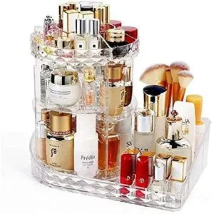 360 Degree Rotating Makeup Organizer