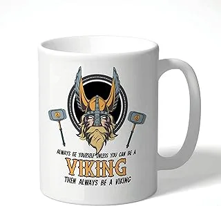 Wanky Candles Always Be Yourself Unless You Can Be A Viking Coffee Mug - Norse Themed - Motivational - Viking Gift - Christmas Birthday CMUG229