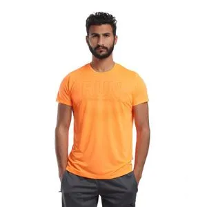 Diadora Light Weight  Sportive T-Shirt For Men - Orange