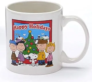 ICUP 15325 Peanuts Happy Holidays Mug, Ceramic, Multicolor