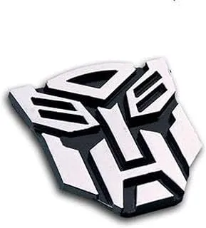 ملصق سيارة ثلاثي الأبعاد لحماية شعار Autobot Transformers Emblem Badge Graphics