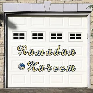 Konohan 14 Pcs Ramadan Mubarak Garage Door Magnets Eid Festival Decoration Outdoor Magnets Car Refrigerator Magnets Eid Mubarak Magnetic Stickers Ramadan Kareem Decorations for Car Decor