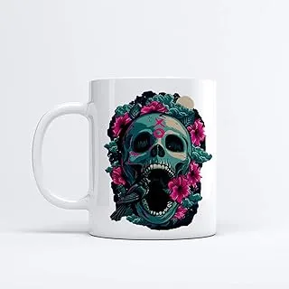 Skull Ceramic Coffee Mug For Coffee And Tea