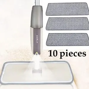 10 Pieces Microfiber Spray Mop Replacement