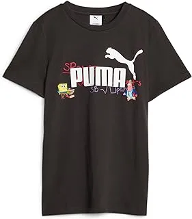 Boys/Unisex PUMA X SPONGEBOB Tee PUMA Black SHIRT