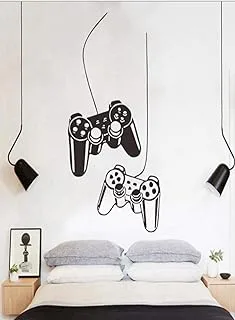 Game Console Handle PVC Removable Wall Sticker Living Room Bedroom Background Home Decor