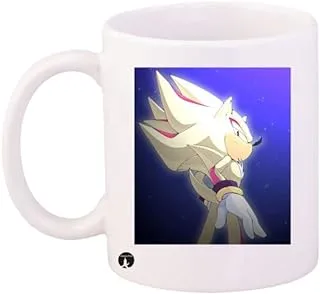 RYN PRINTED Design Sonic Video Game Mug White Blue Pink Standard Size