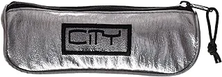 City High Quality Elegent Pencil Cases With one Zipper For Students And Kids - Silver