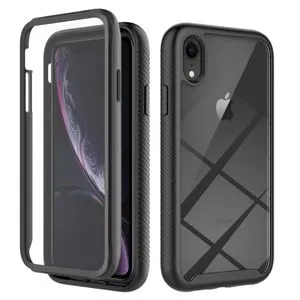 IPhone XR Case, Shockproof Anti-slip Rugged Bumper [Built-in Screen Protector] 360° Full-body Protection Case Cover For IPhone XR