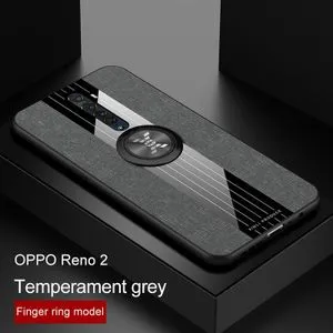 جراب هاتف مزود بحلقة مغناطيسية لهاتف OPPO RENO 2