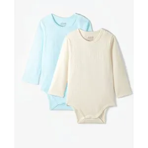 June Baby Interlock 2 Pack Bodysuit