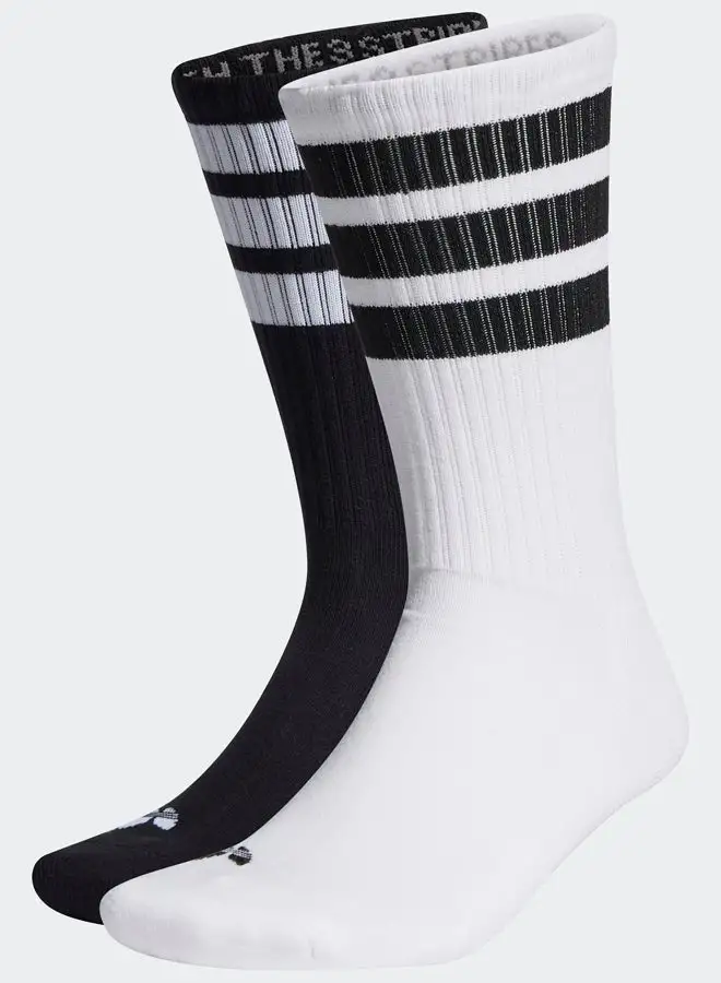 adidas Originals 3-Stripes Crew Socks 2 Pairs