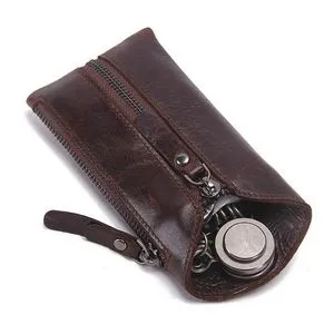 A D Fashion Style Vintage  Leather Key Wallet Women Keychain Covers