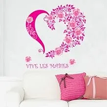 Fheaven Love Heart DIY Removable Vinyl Decal Art Mural Wall Stickers