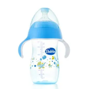 Bubbles Natural Feeding Bottle With Hand 280 Ml