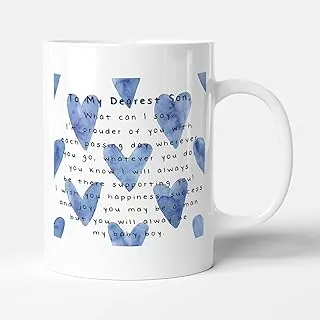 to My Dearest Son - Gift Mug by Victorian Print