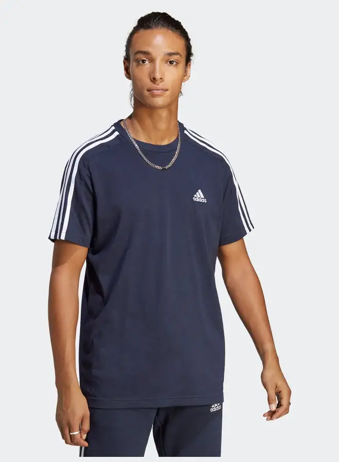 Adidas Essentials Single Jersey 3-Stripes T-Shirt