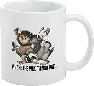 GRAPHICS & MORE Where the Wild Things Are March Ceramic Coffee Mug, Novelty Gift Mugs for Coffee, Tea and Hot Drinks, 11oz, White